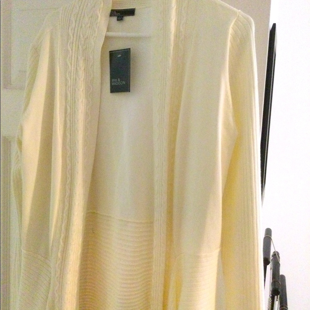 Off white cardigan sweater